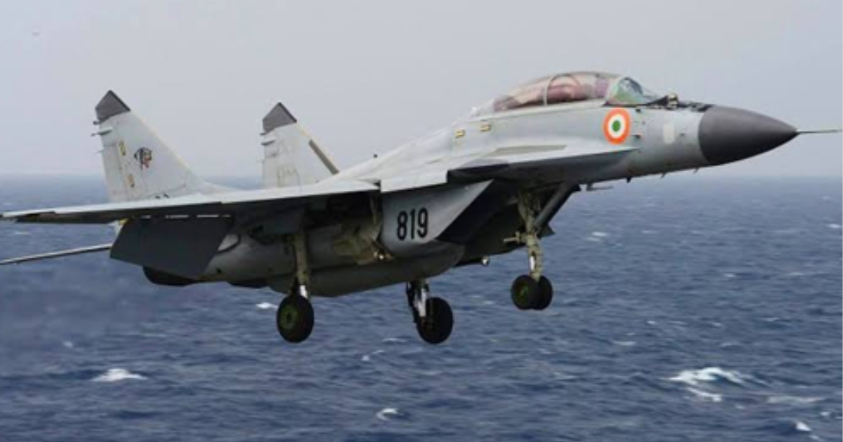MiG 29K fighter aircraft crashes off Goa coast in Panaji
